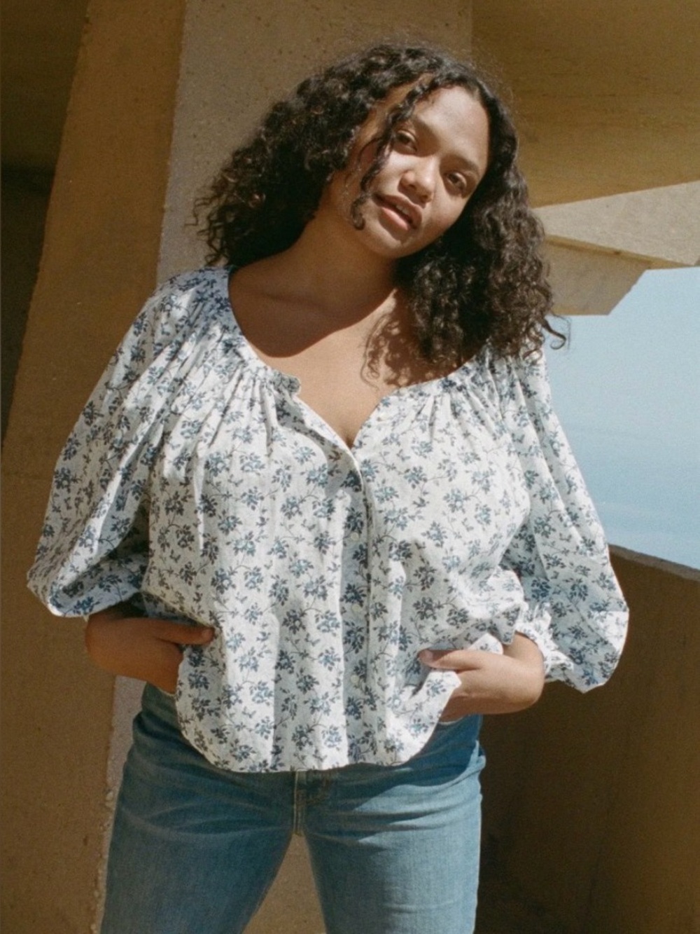ISO DÔEN Jeanne Blouse Songbird Toile XS or XXS